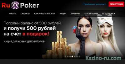 RuPoker - обзор РуПокер, Лучшая покерная комната